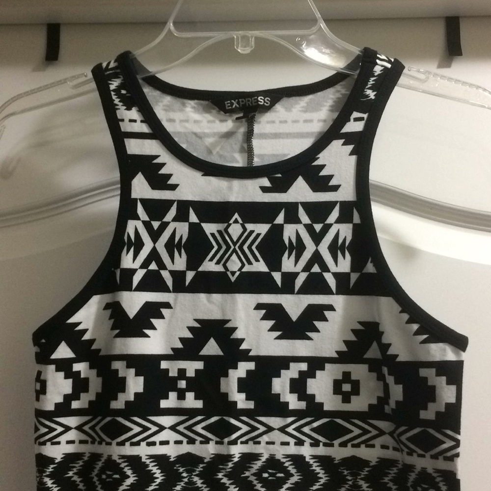 Express Racer Back Tank Dress - Picture 3 of 5